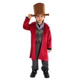 Kinder Wonka Cosplay Kostüm Outfits Halloween Karneval Anzug Film